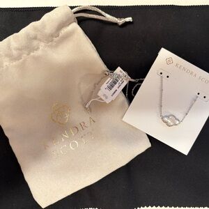 Kendra Scott Silver Pendant Necklace